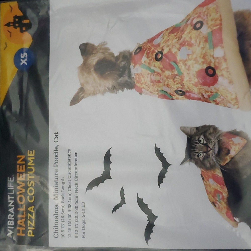 Pet Costume-Pizza size XS